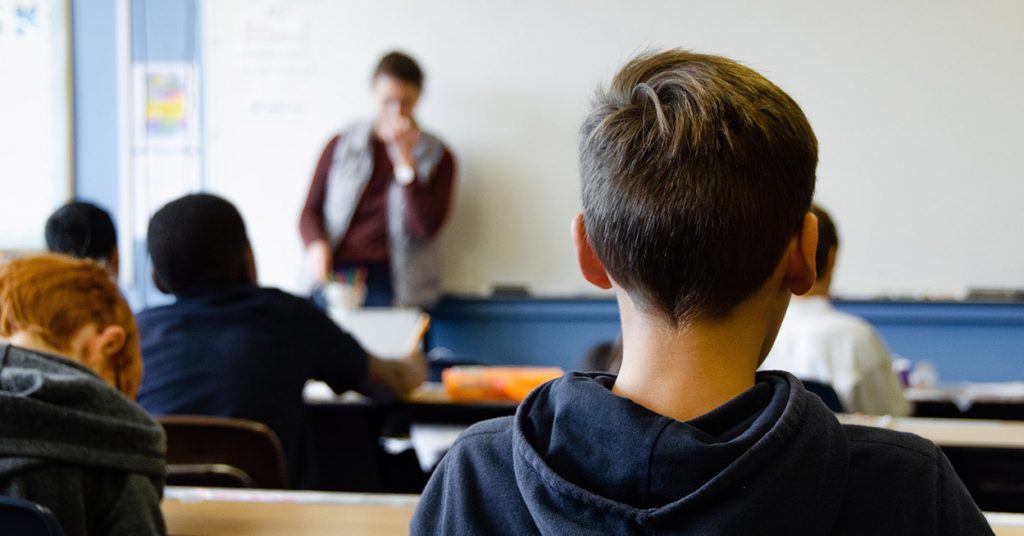 Picture of a Student in a Classroom